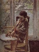Camille Pissarro Bust of Lucian Pissarro oil painting artist